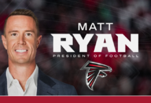 Matt Ryan named Atlanta Falcons President of Football with team logo