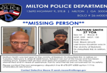 MIlton, Georgia, Police Department announcement