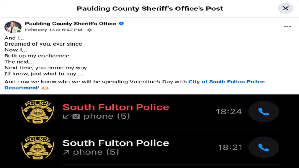 Paulding County Sheriff Department Facebook Page