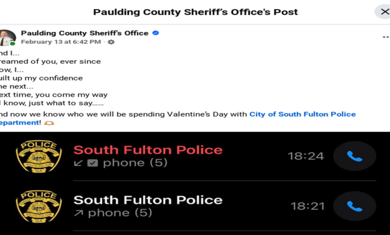 Paulding County Sheriff Department Facebook Page