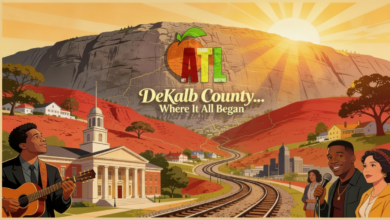 Stone Mountain with A.T.L. Logo