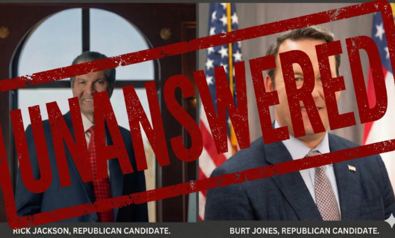 Burt Jones and Rick Jackson Unanswered
