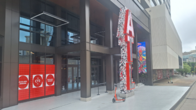 Entrance to the new CTR with "ATL" signage.