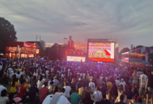 FIFA fans at Atlanta's Centennial Park
