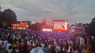 FIFA fans at Atlanta's Centennial Park
