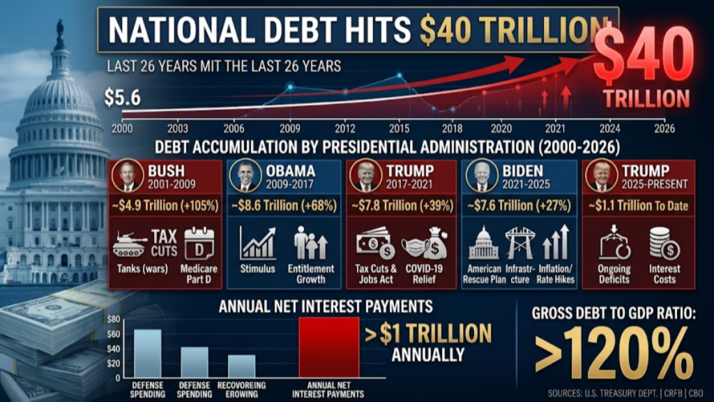 National Debt Timeline