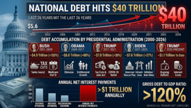 National Debt Timeline