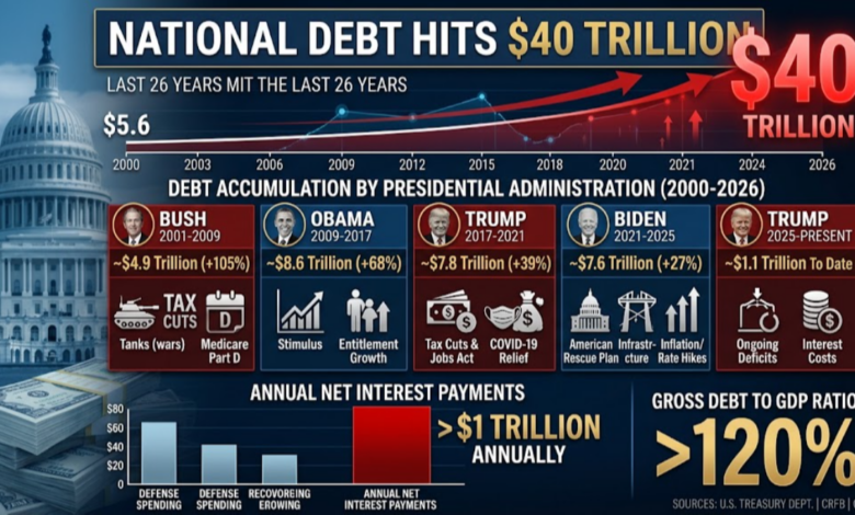 National Debt Timeline