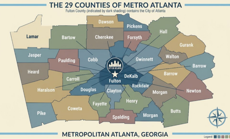 29 County Atlanta Metropolitan Area